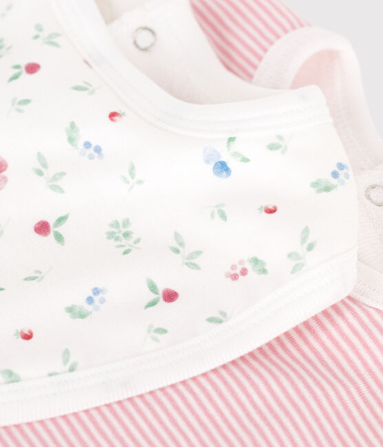 Lots de deux bavoirs bébé en coton imprimé variante 1