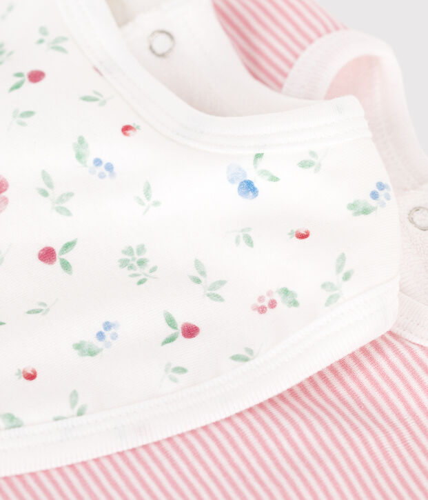 Set met 2 katoenen slabbetjes met print voor baby's multicouleur