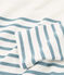 Marinière virevoltante femme blanc MARSHMALLOW/bleu FONTAINE