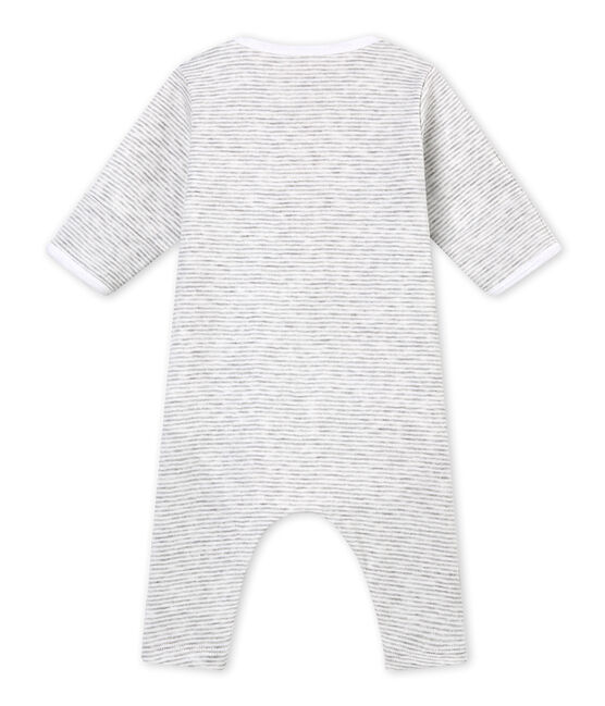 Bodyjama Bébé mixte gris BELUGA/blanc ECUME