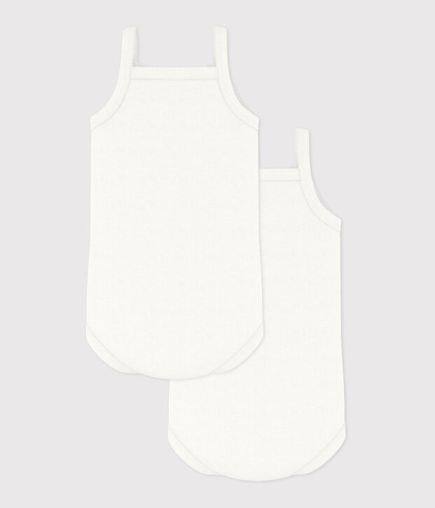 2-pack babybody met schouderbandjes voor meisjes multicouleur