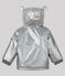 Warme regenjas baby meisje/jongen grijs ARGENT