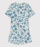 Pyjacourt fleur femme en coton blanc MARSHMALLOW/ ROVER