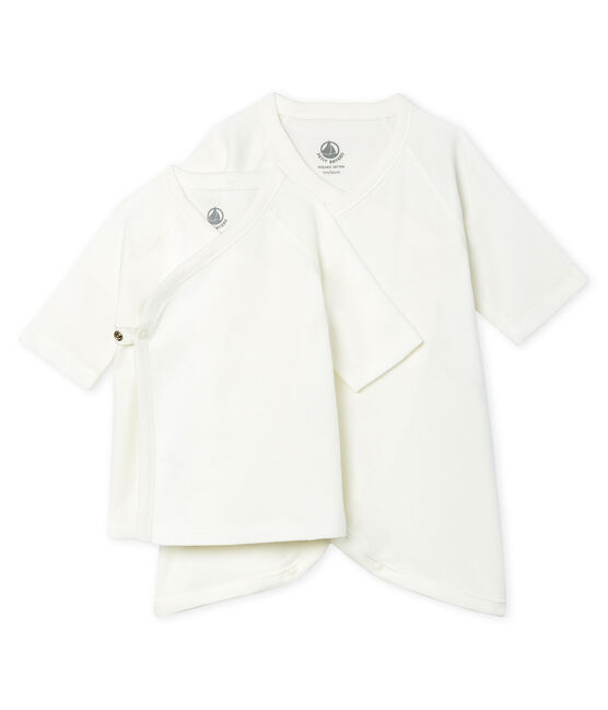 Set kimonorompertje en brassière baby van gebreide stof variante 1
