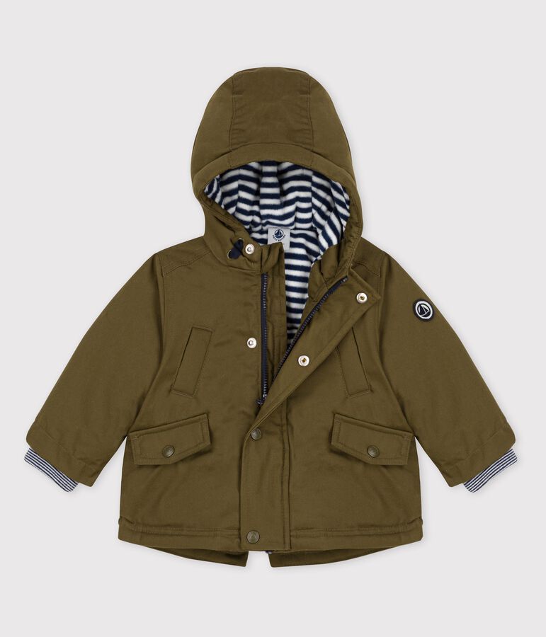Waterafstotende babyparka. groen