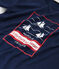 T-shirt met korte mouwen en gemengd motief. HADDOCK