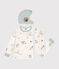 Pyjama déguisement en coton imprimé espace enfant blanc MARSHMALLOW/blanc MULTICO