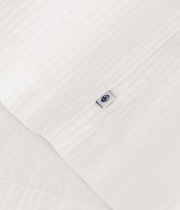 Katoenen jurk zonder mouwen voor meisjes wit