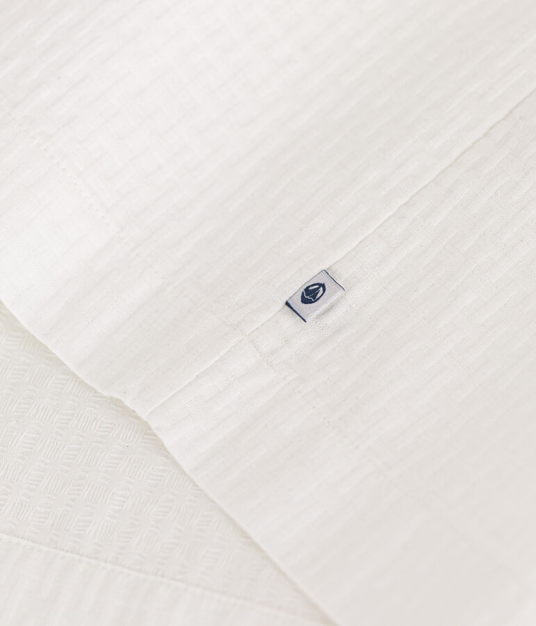 Katoenen jurk zonder mouwen voor meisjes wit