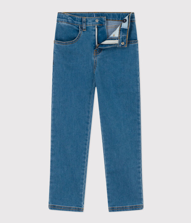 Slim-fit broek van denim voor meisjes blauw
