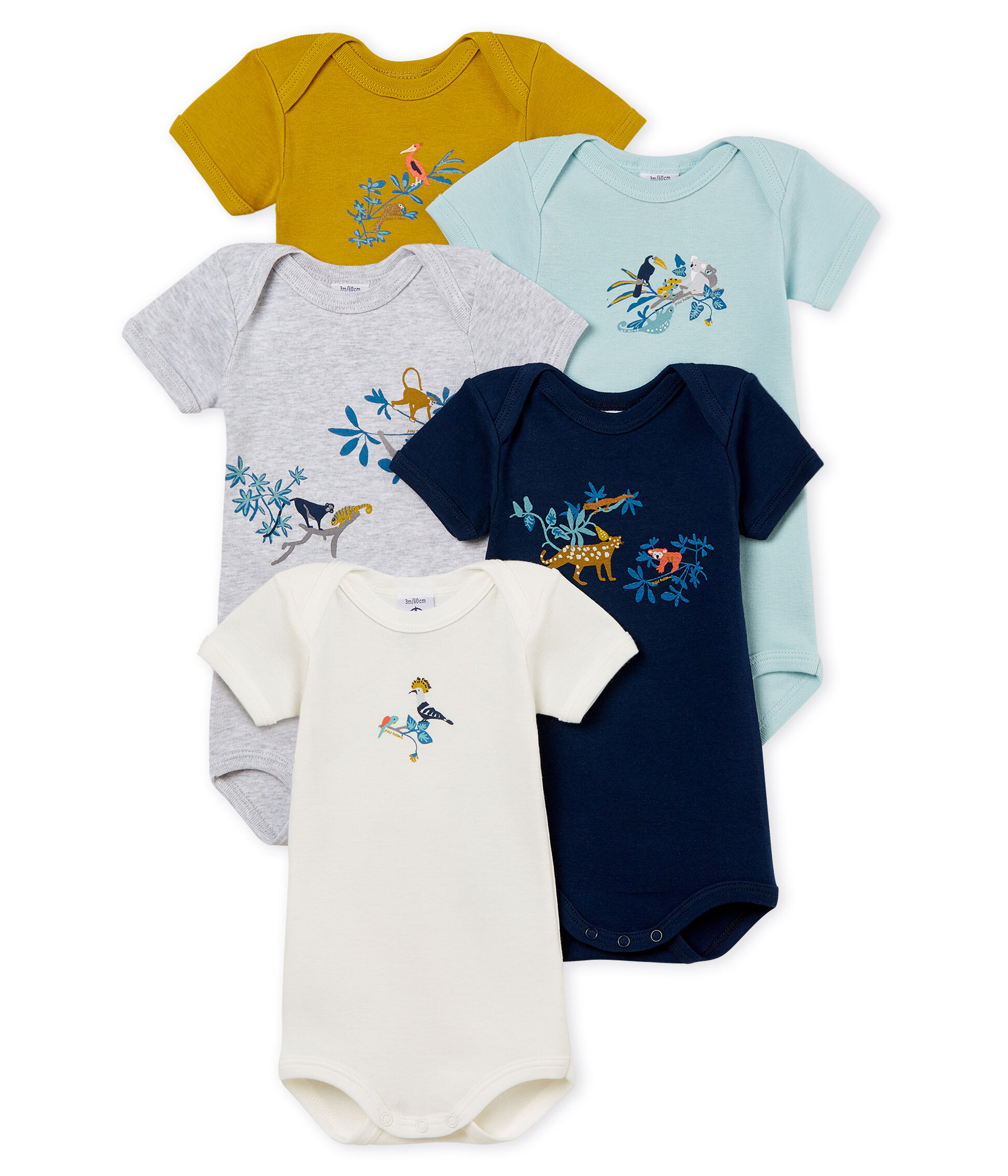 Petit Bateau Body B/éb/é gar/çon Lot de 2