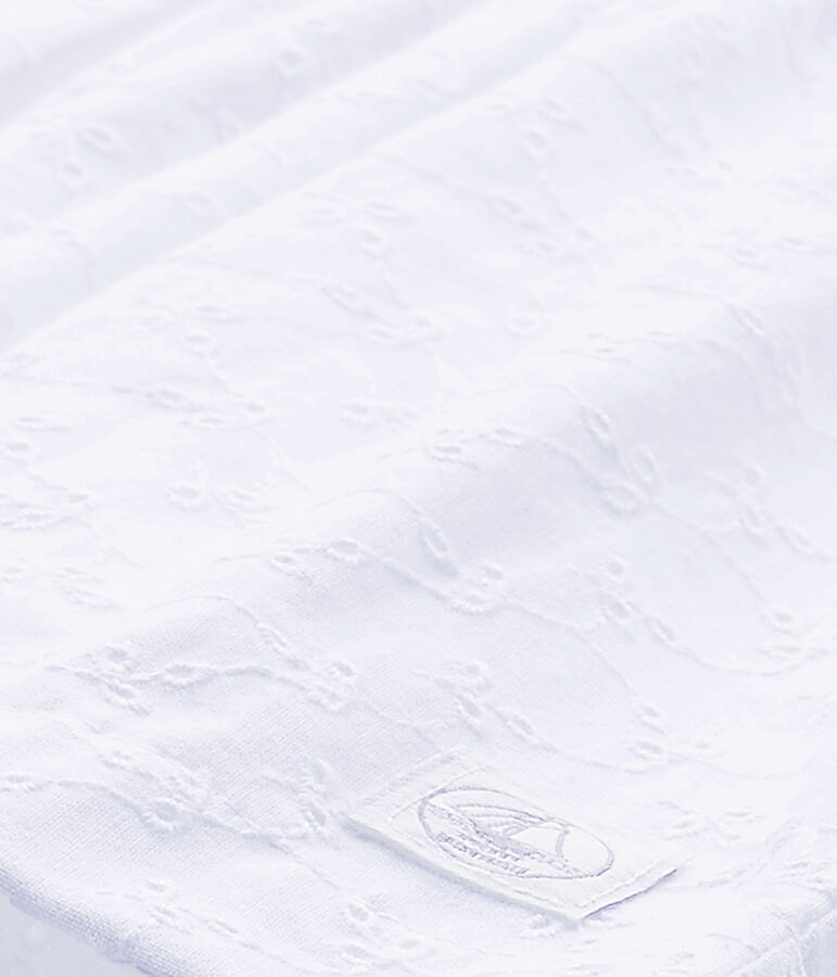 Geborduurd jurkje voor babymeisjes wit