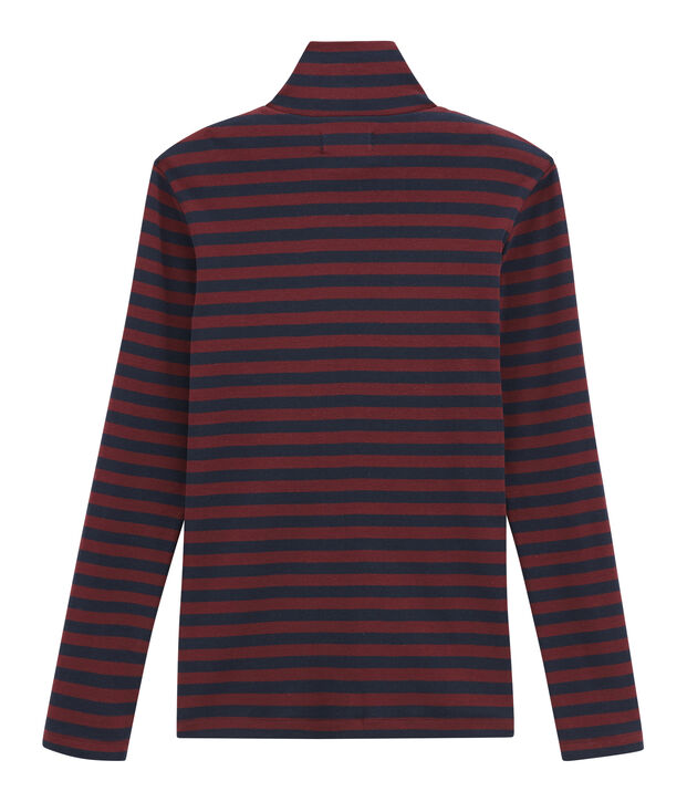 effen coltrui voor dames blauw/rood