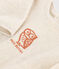 Babyslaappakje met uiltjes in fluweel beige MONTELIMAR CHINE
