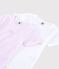Lot de 2 tee-shirts petite fille en coton biologique variante 1