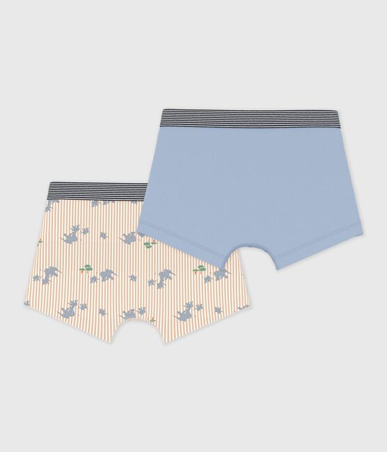 Setje met katoenen boxershorts met olifantenprint voor kinderen variante 1