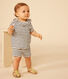 Bloesje met korte mouw van jersey voor baby's