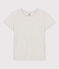 Tee-shirt LE DROIT col rond en coton bio Femme gris BELUGA CHINE