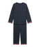 Pyjama garçon réversible bleu SMOKING/blanc MULTICO