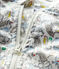 Windjack met print voor baby's wit MARSHMALLOW/blauw BRUT/ MULTICO