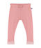 Broek van fluweel-mesh babymeisje roze CHARME CN