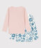 Set van 2 T-shirts met lange mouwen en bloemen voor meisjes in katoen variante 1