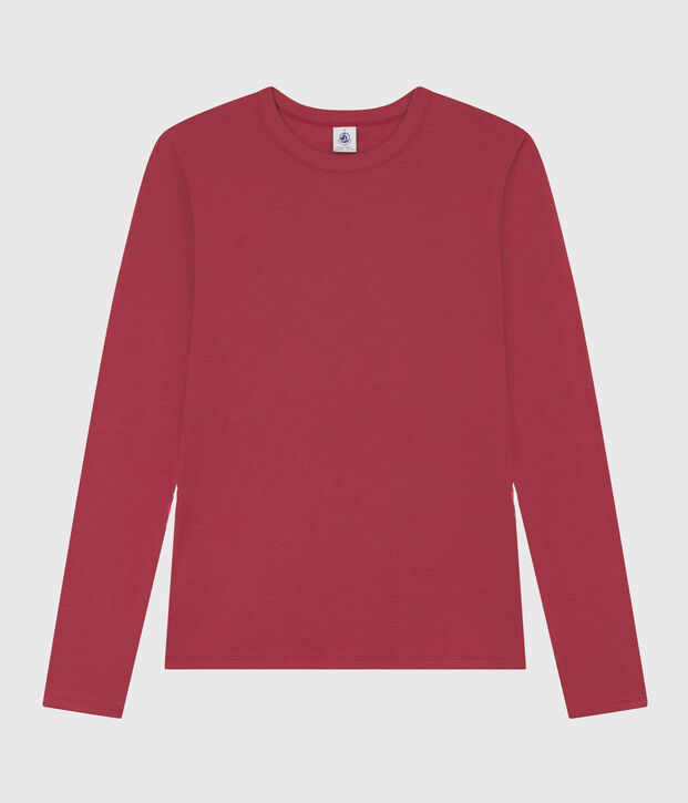 Tee-shirt L'ICONIQUE col rond en coton Femme rose