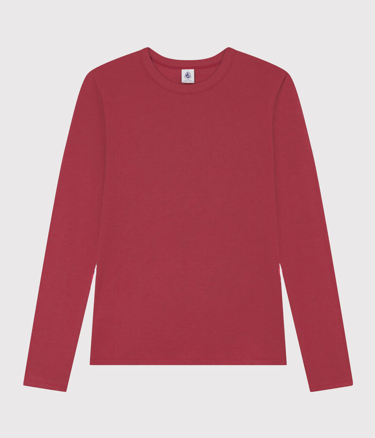 L'ICONIQUE, dames-T-shirt met ronde hals in katoen roze PAPI