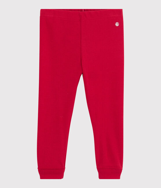 Katoenen legging voor baby's rood TERKUIT