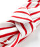 Gestreepte haarband voor baby meisje wit MARSHMALLOW/rood TERKUIT