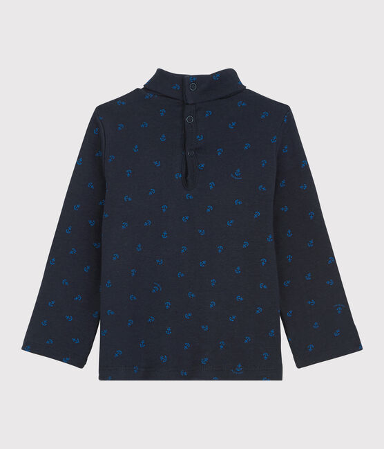Sous pull en coton bébé bleu SMOKING/ RUISSEAU
