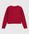 Cardigan en coton enfant fille rouge TERKUIT BRILLANT