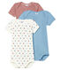Trio de bodies manches courtes bébé garçon