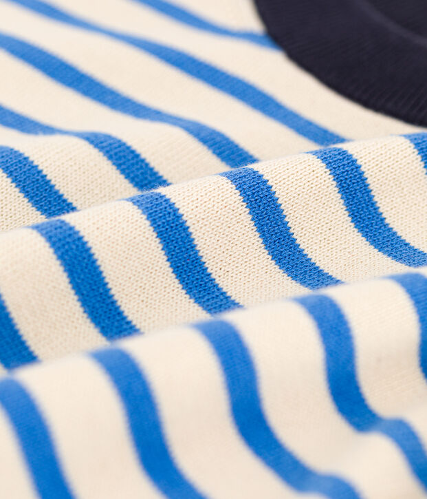 Katoenen matrozentrui voor dames blauw/ecru/blauw