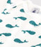 Katoenen rompertje met korte mouwen en print voor baby's groen MARSHMALLOW/ DRAGONFLY