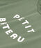 Tee-shirt le Boxy en coton femme vert CROCO