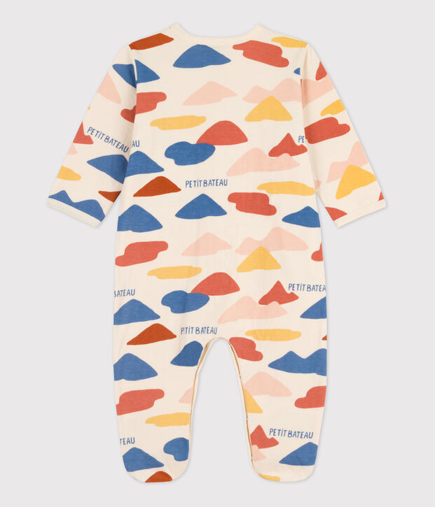 Babypyjama in tubic ecru/multicouleur