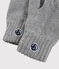 Meisjes/jongens handschoenen grijs SUBWAY CHINE