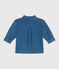 Chemise bébé en jean unie bleu DENIM CLAIR