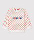 Sweatshirt van molton baby.