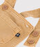 Salopette courte en denim de couleur bébé beige TOURONE