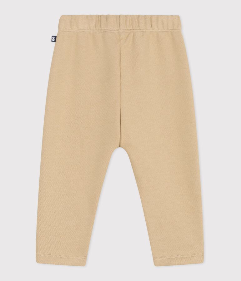 Pantalon de jogging b&eacute;b&eacute; en coton uni CAJOU