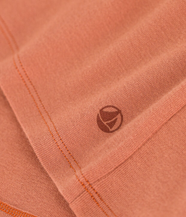L'ICONIQUE, dames-T-shirt met rolkraag in katoen roze