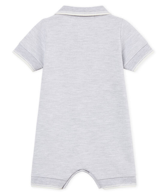 Combicourt polo bébé garçon gris POUSSIERE CHINE