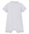 Combicourt polo bébé garçon gris POUSSIERE CHINE