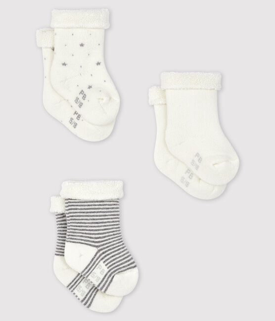 Drie sokjes voor baby's van tricot variante 1