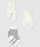 Drie sokjes voor baby's van tricot variante 1