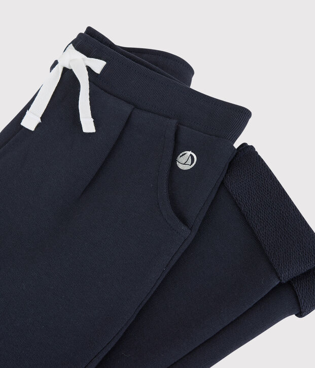 Pantalon de jogging en molleton enfant fille bleu marine