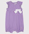 Combicourt bébé fille milleraies violet REAL/blanc MARSHMALLOW
