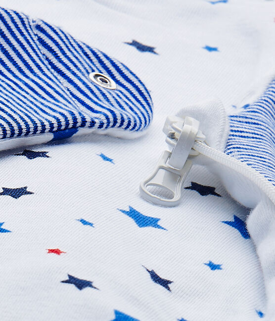 Trappelzak voor babyjongens wit ECUME/wit MULTICO